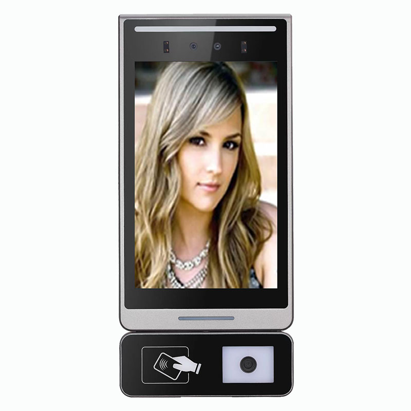 8寸雙目二維碼刷卡觸摸人臉識別機(jī)