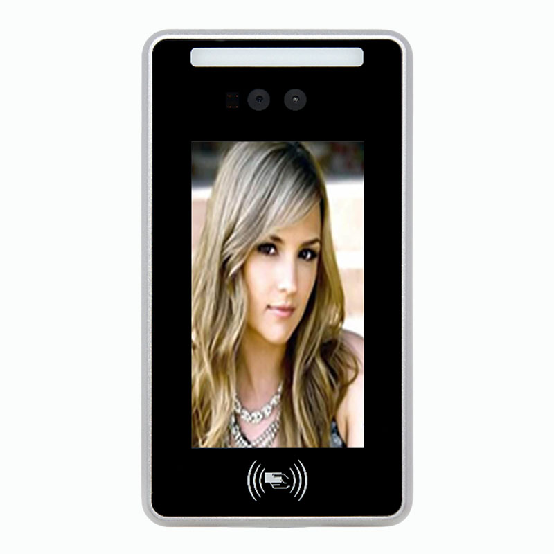 7寸雙目刷卡人臉識別機